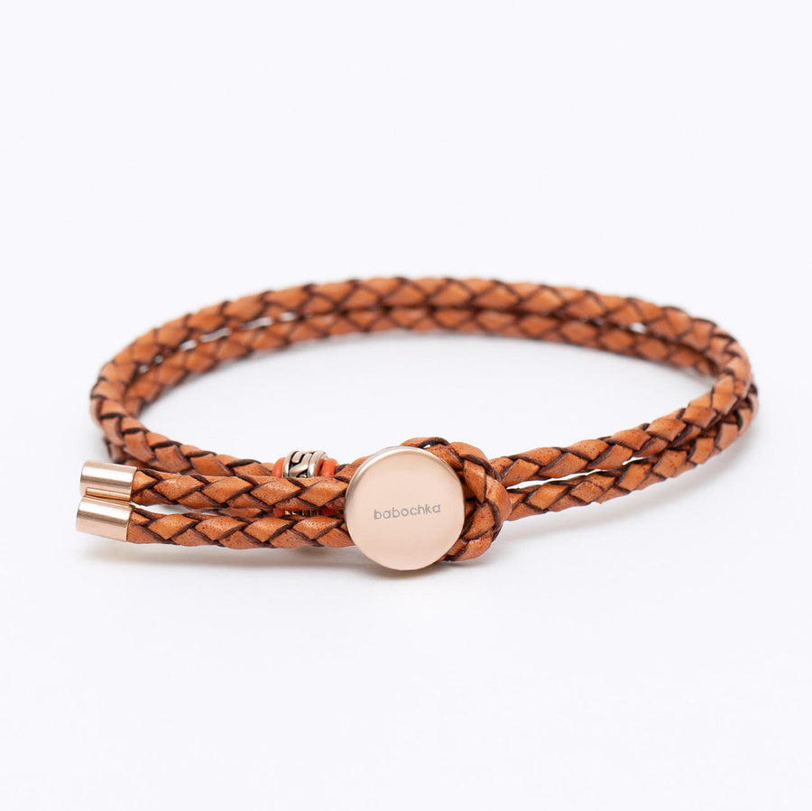 Lora Rose Gold Leather