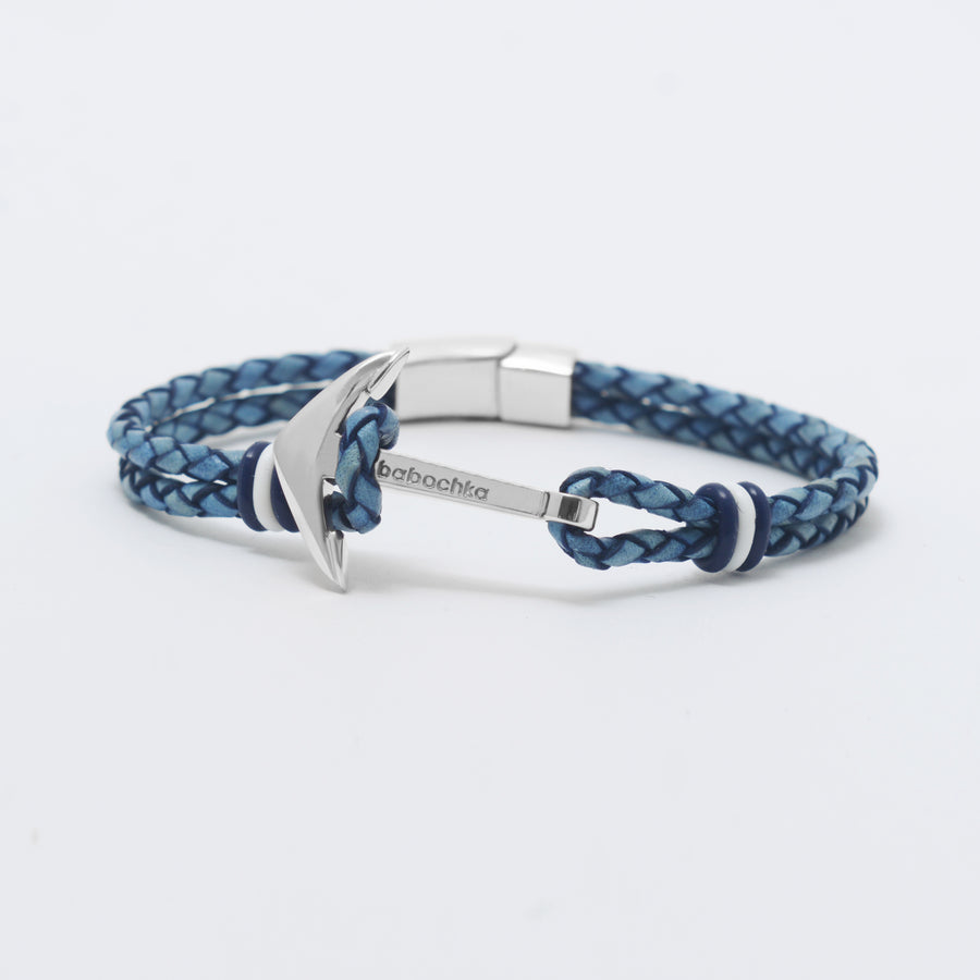 Anchor Leather Silver