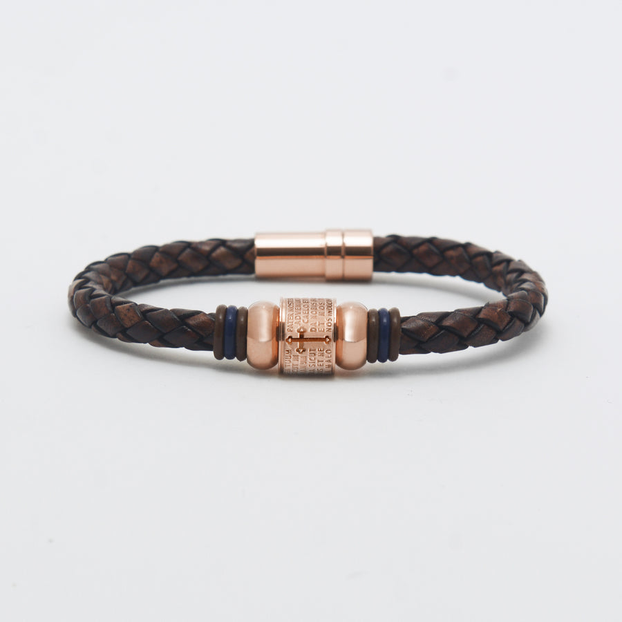 Lord's Prayer Classic Leather Rose Gold