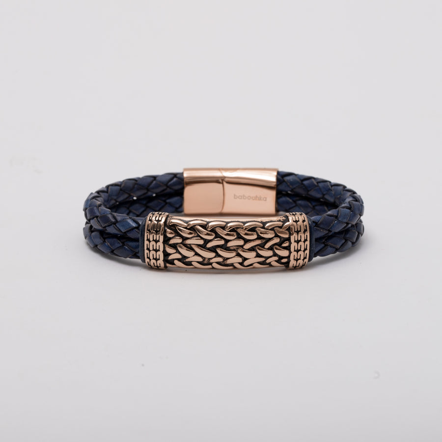 Wheat Leather Rose Gold