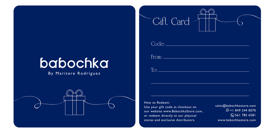 Babochka Store Gift Card Physical